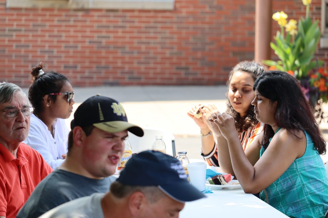 St. Boniface invites international students from College to